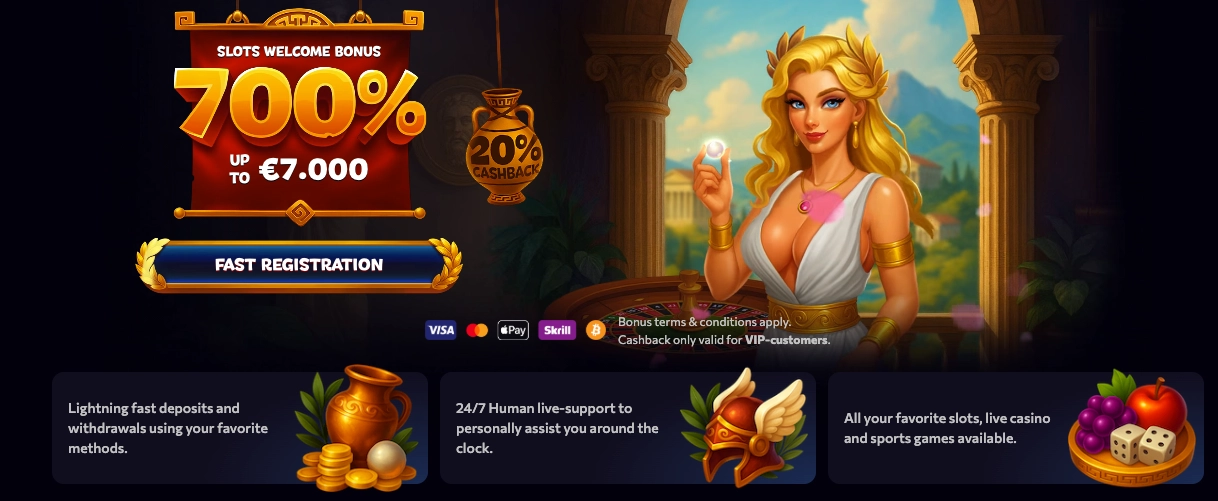 Bonus le plus récent Aphrodite Casino